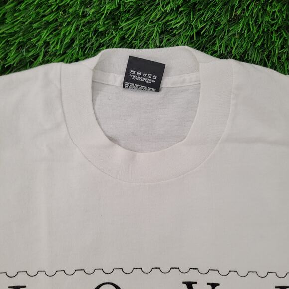 Vintage 1988 US-Stamp Notes Shirt Womens Large 20x26 USA - Picture 10 of 15